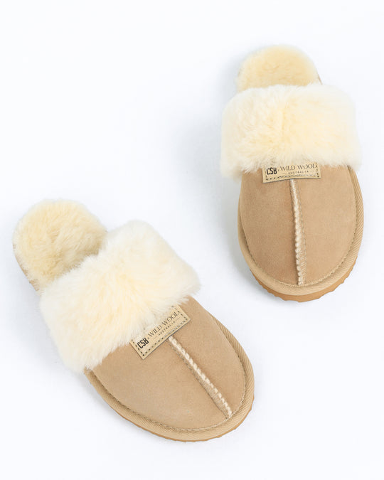 CSB x Wild Wool Slipper | Sand