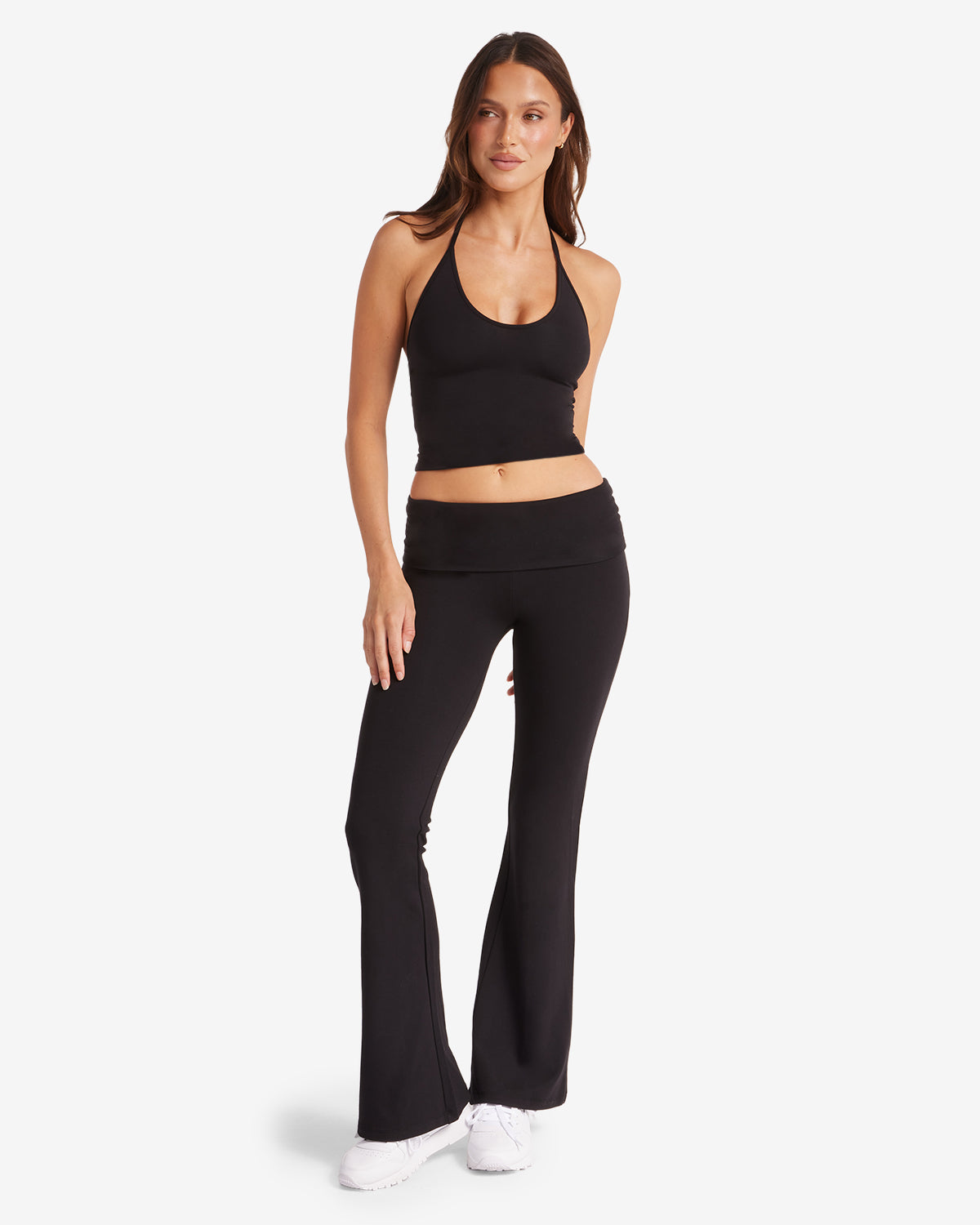 Jersey Flare Pant | Black