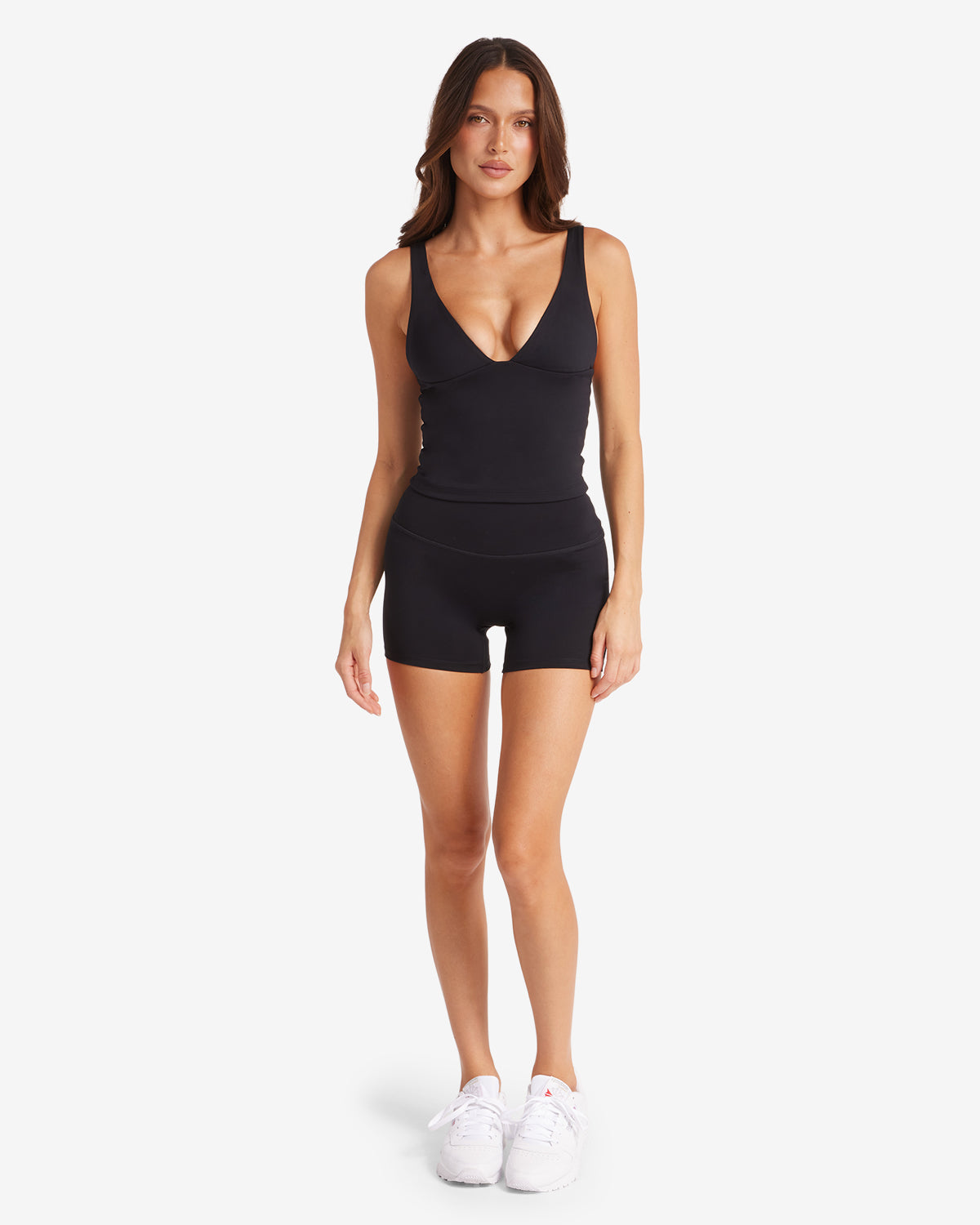 Serenity Scrunch Shorts 4" | Black