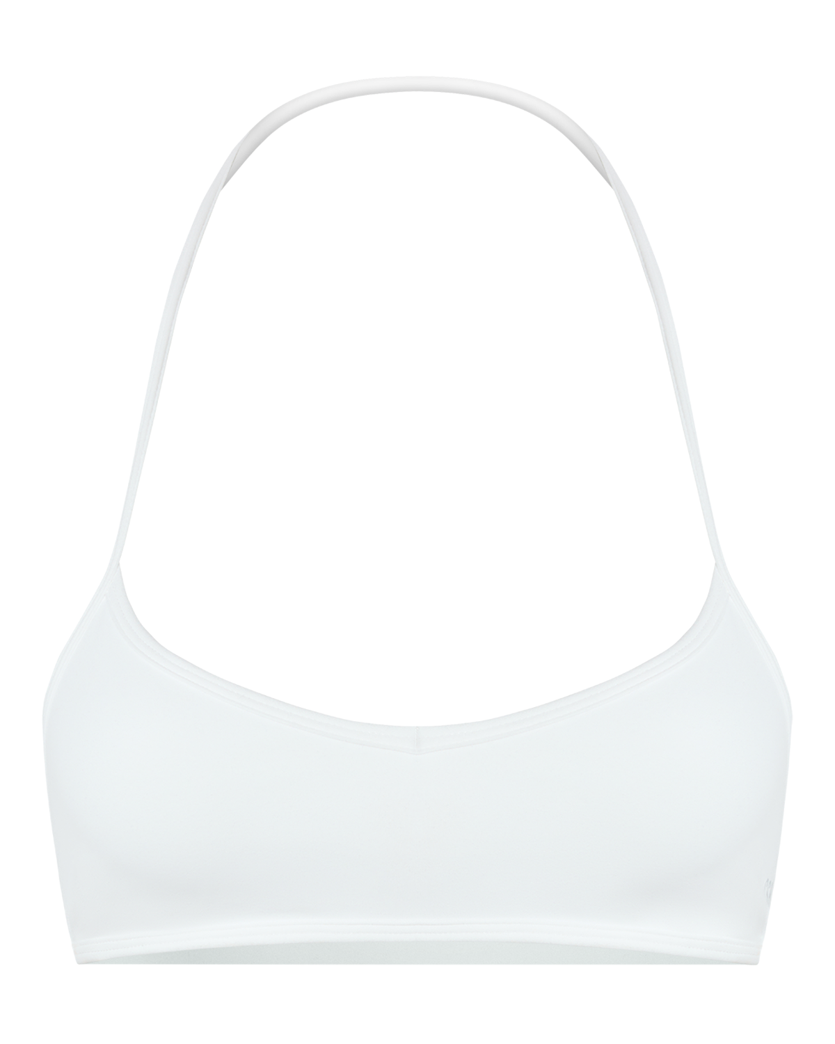 Form Micro Crop | White