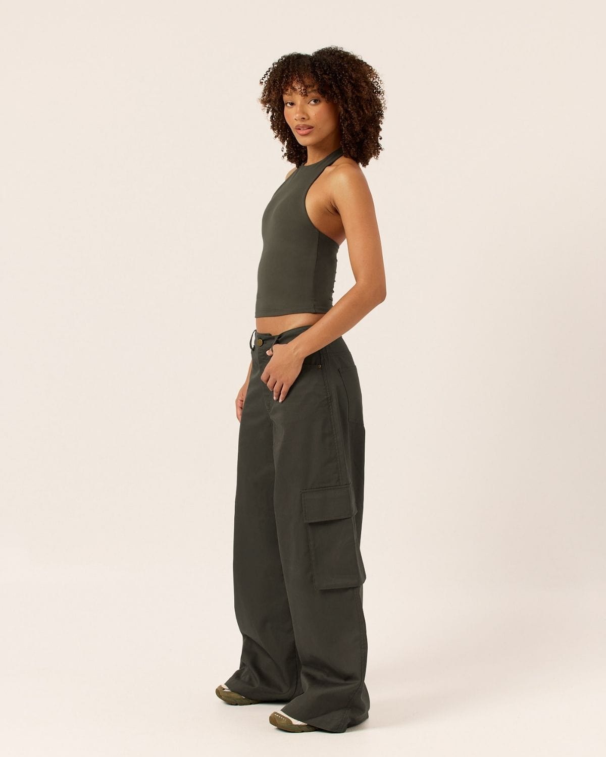 Serenity Demi Tank | Deep Olive