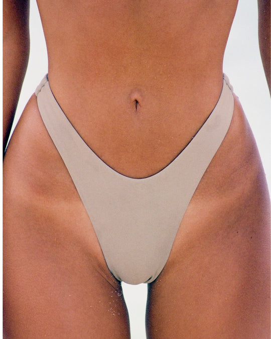 Swim Brazilian Bikini Thong | Almond