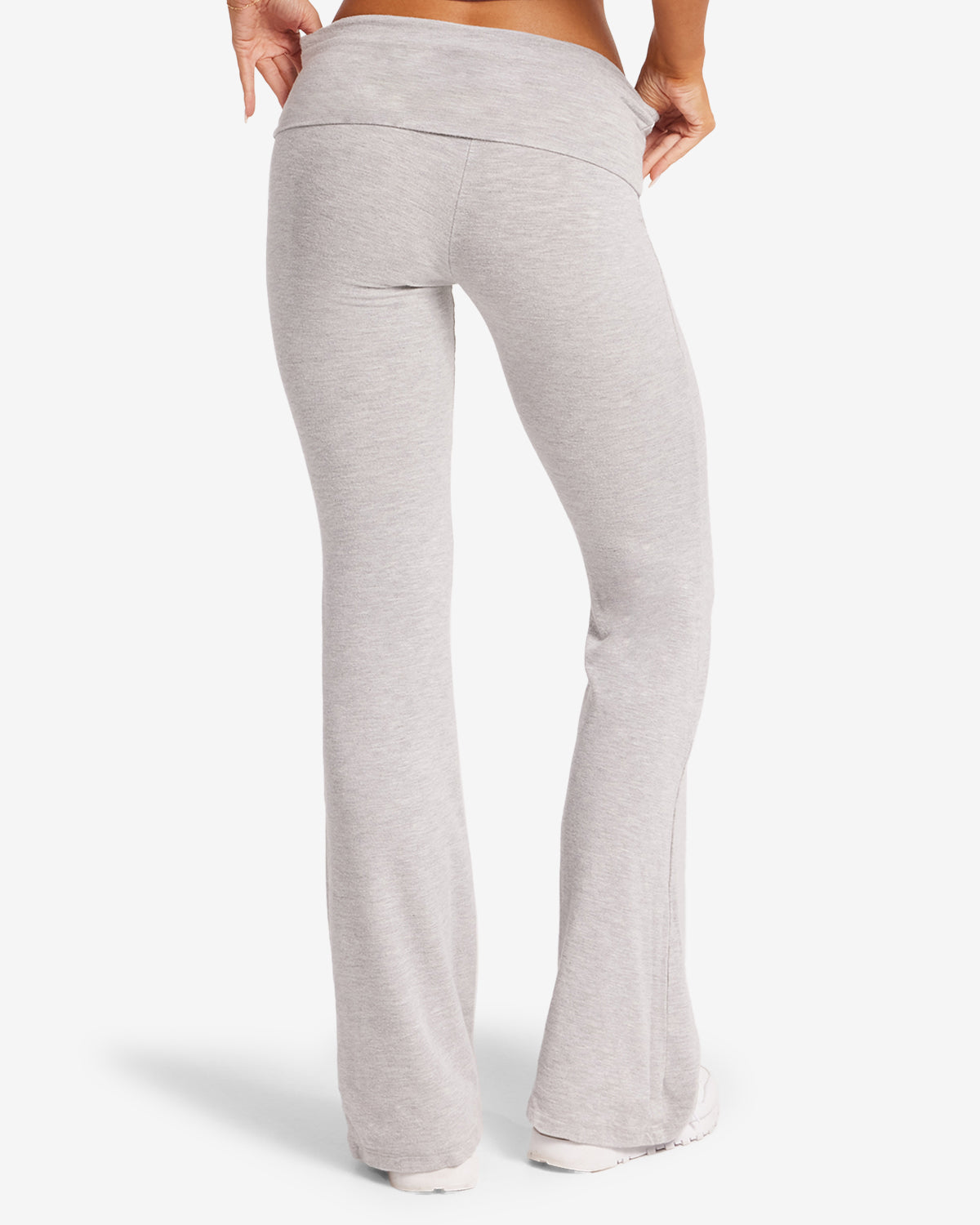 Jersey Flare Pant | Light Grey