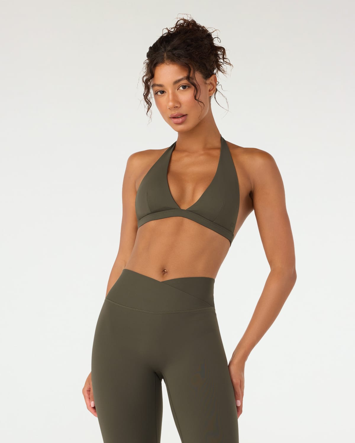 Fade Celine Crop | Deep Olive