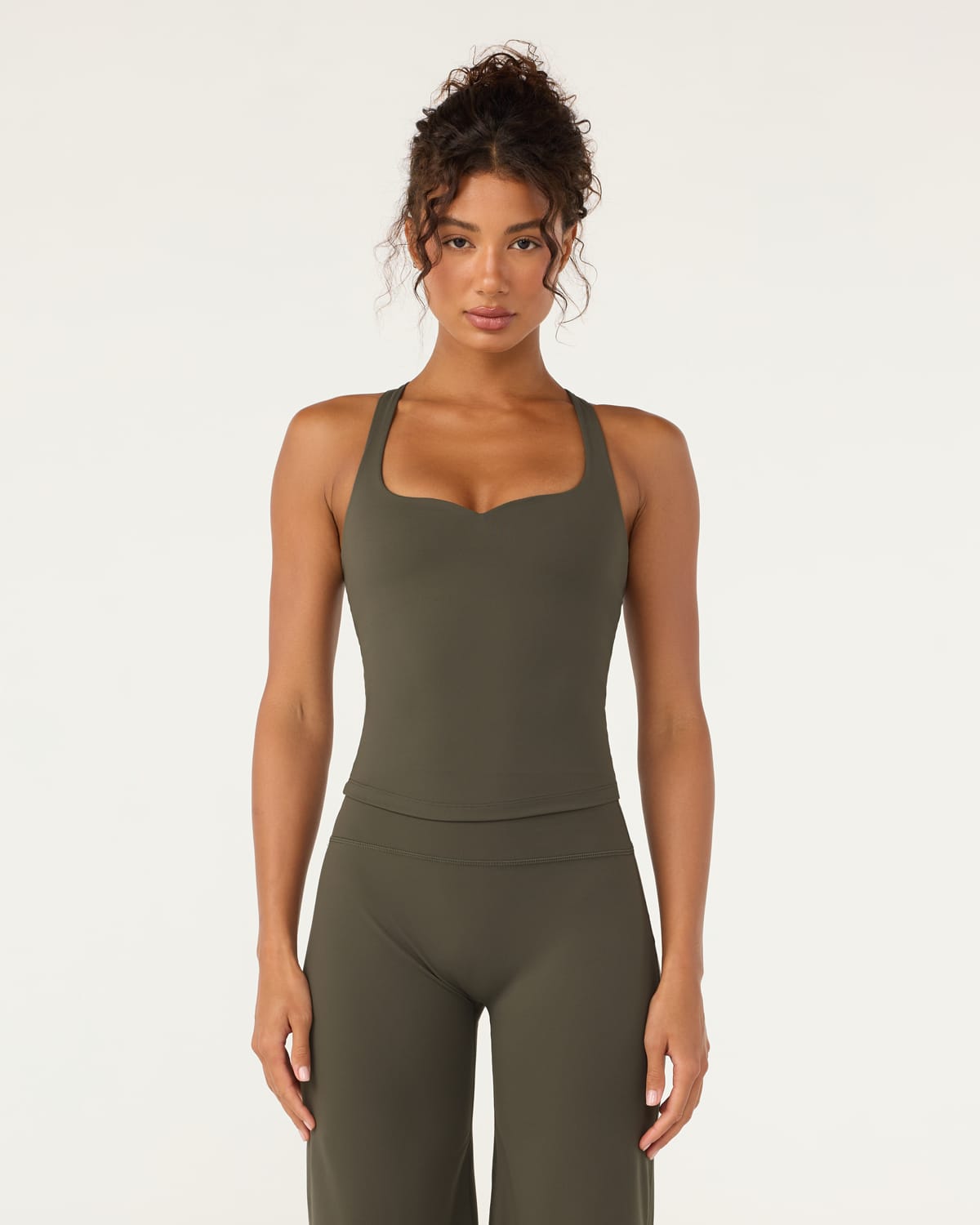 Fade Lyla Tank | Deep Olive