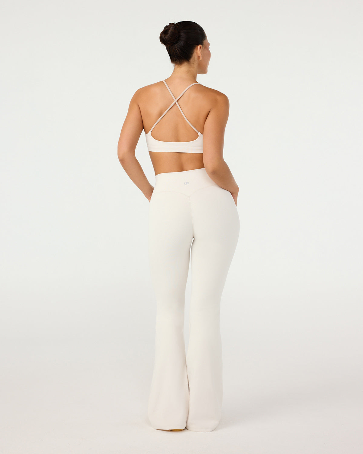 Form Invisible Scrunch Flare Leggings Tall | Vanilla