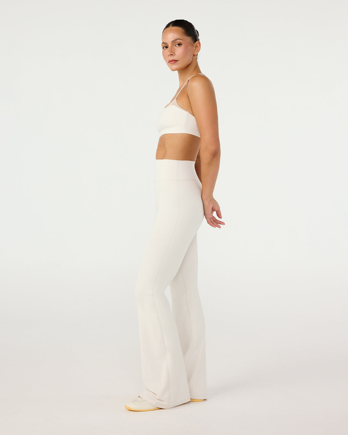 Form Invisible Scrunch Flare Leggings Tall | Vanilla