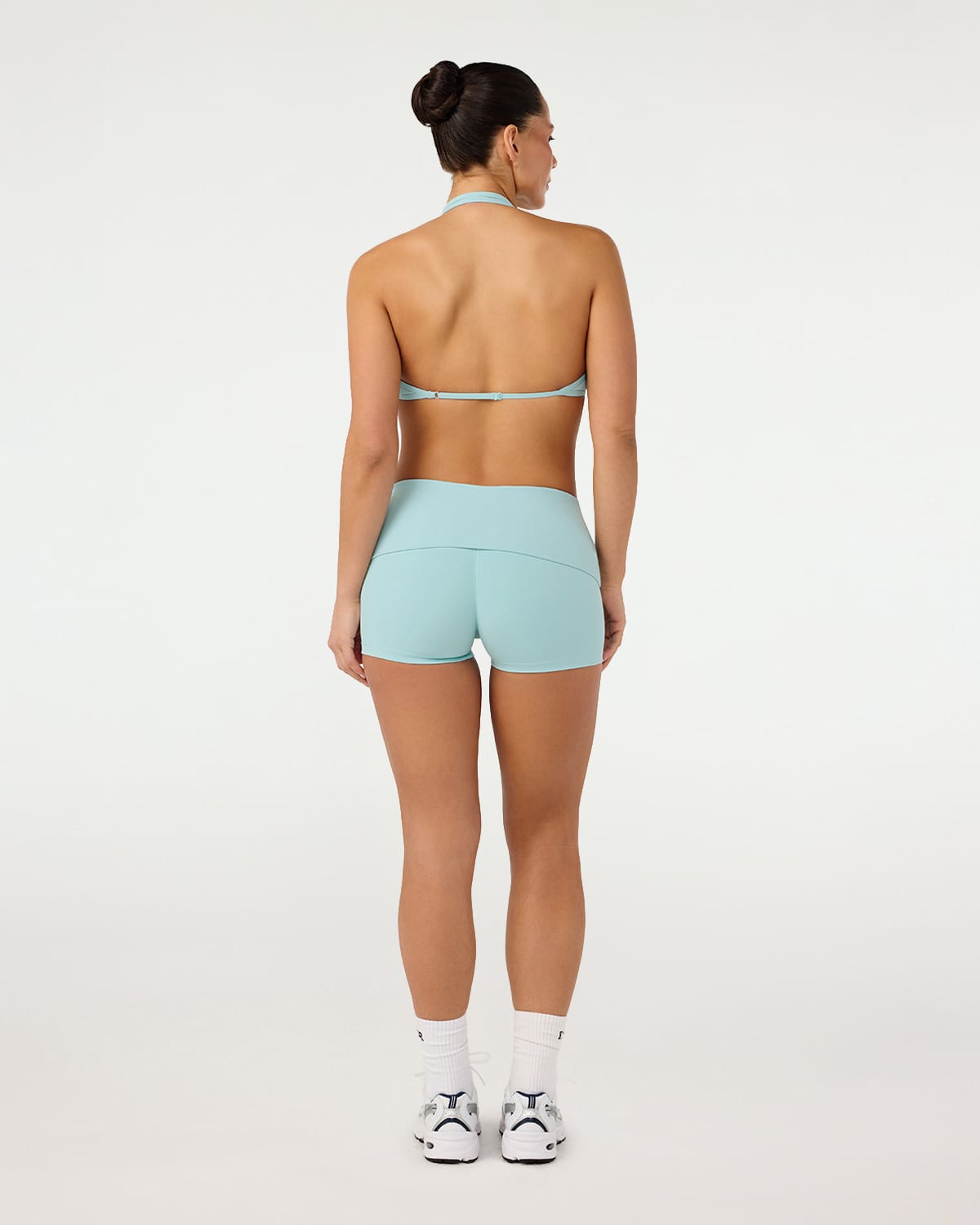 Form Invisible Scrunch Fold Over Shorts 3" | Aquatic