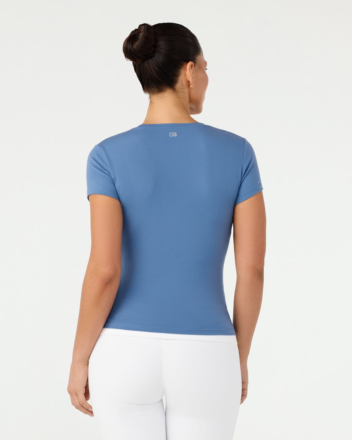 Form Lite Mid Length Tee | Ocean Blue