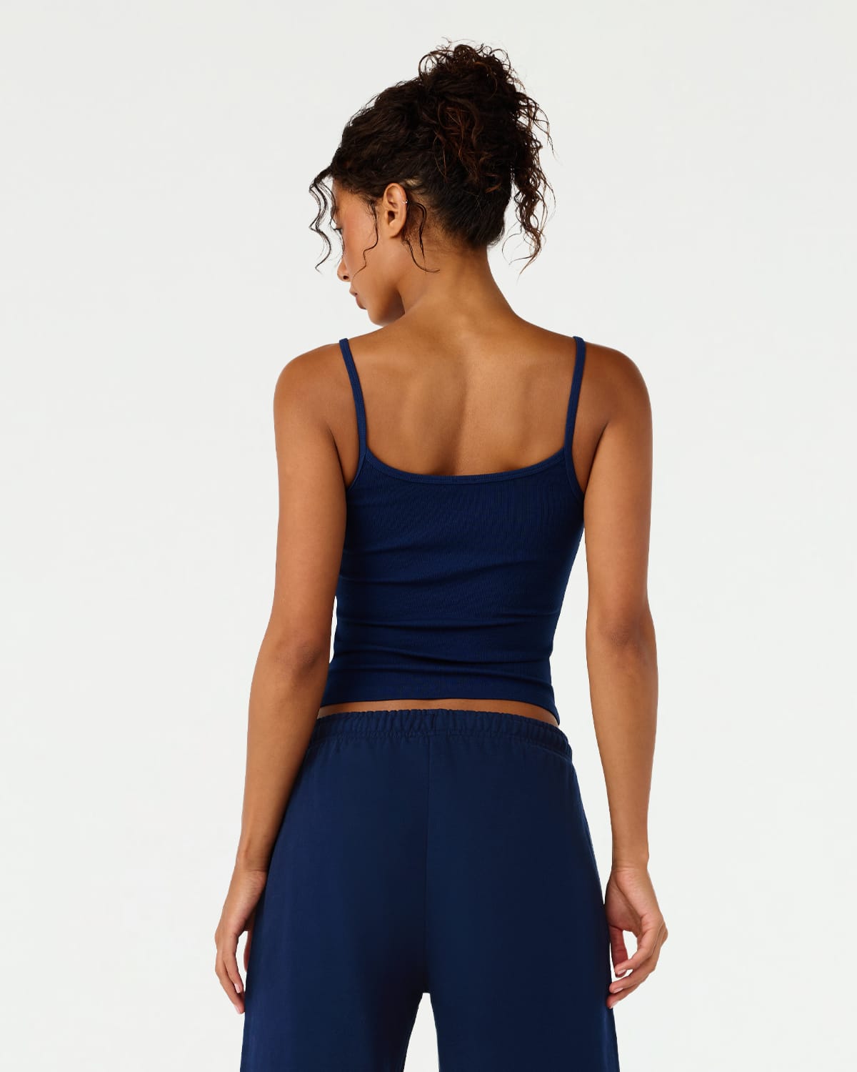 Rib Cami Tank | Navy