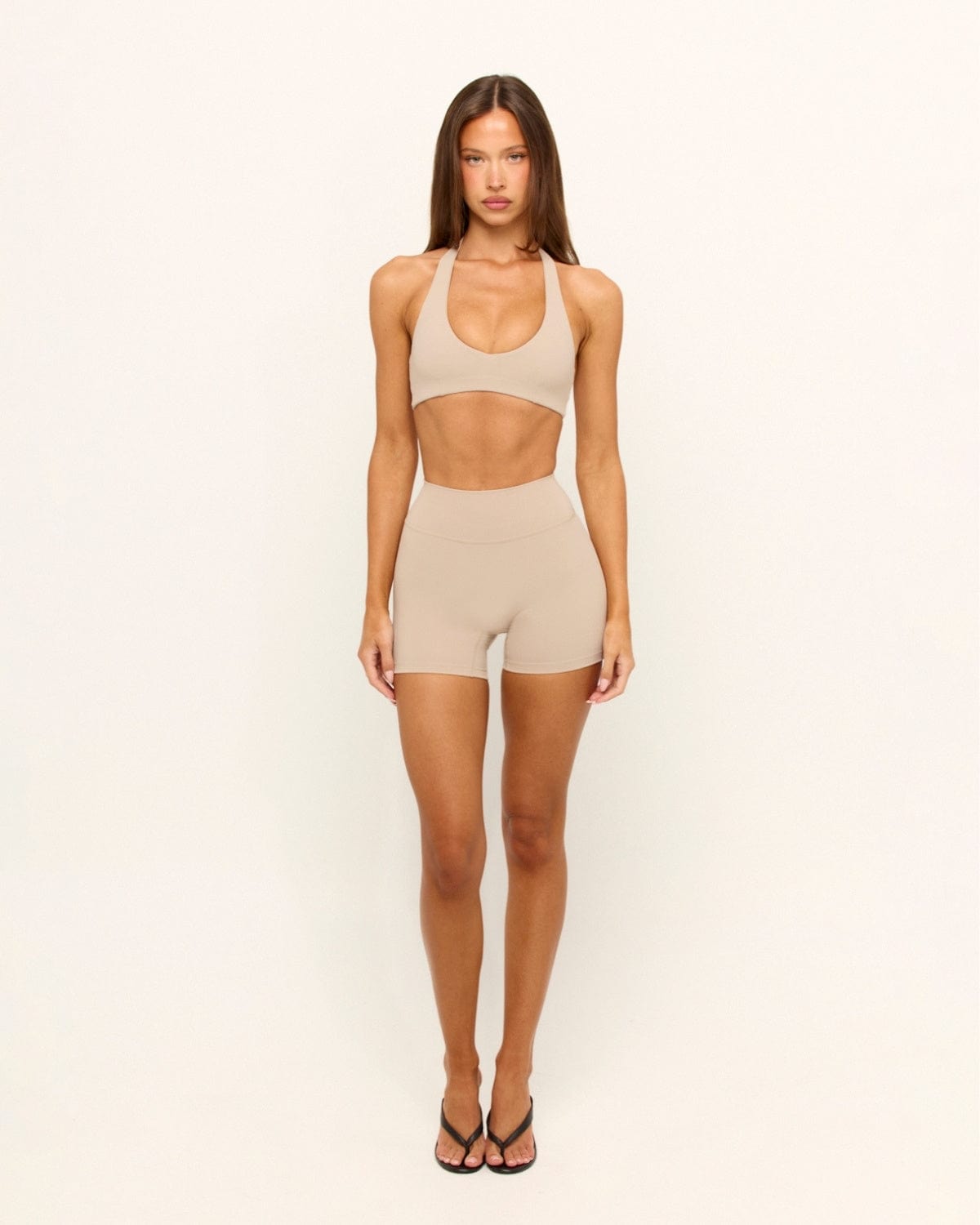Form Halter Crop | Fawn