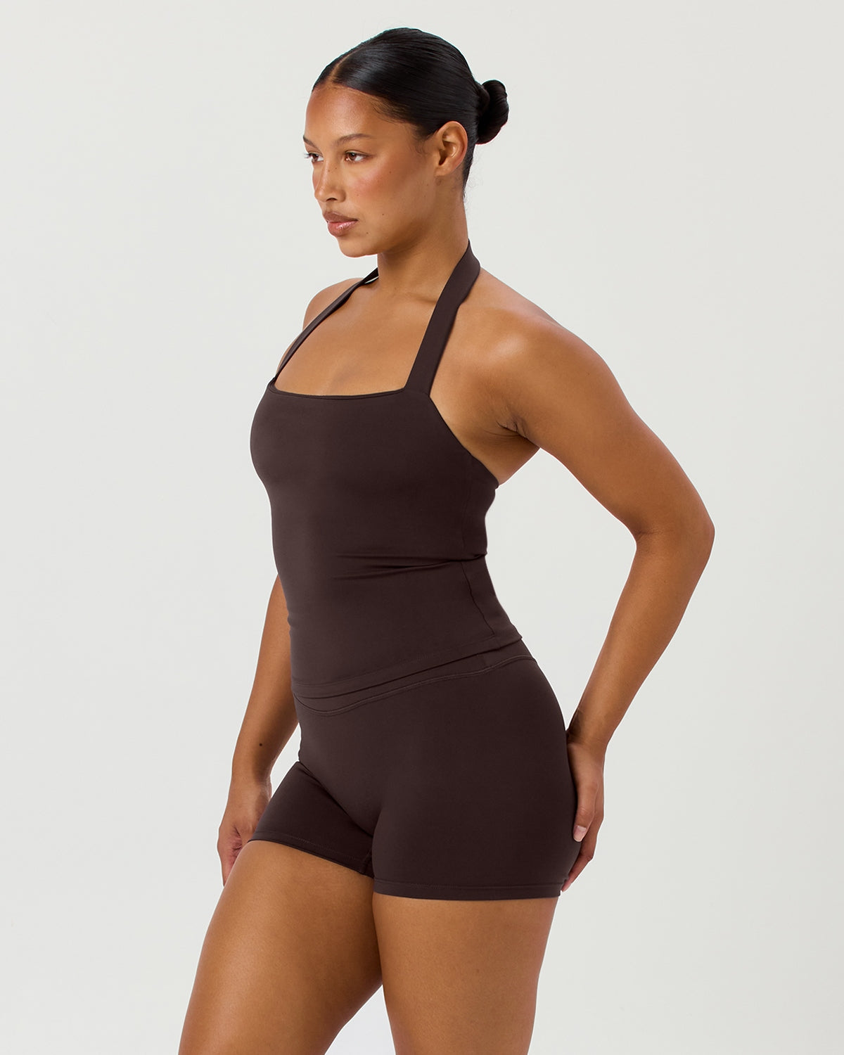 Serenity Halle Halter Tank | Espresso