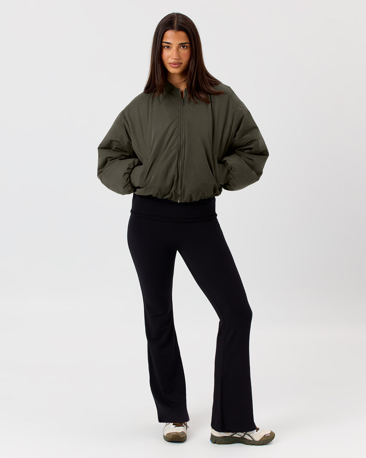 Jersey Flare Pants | Black