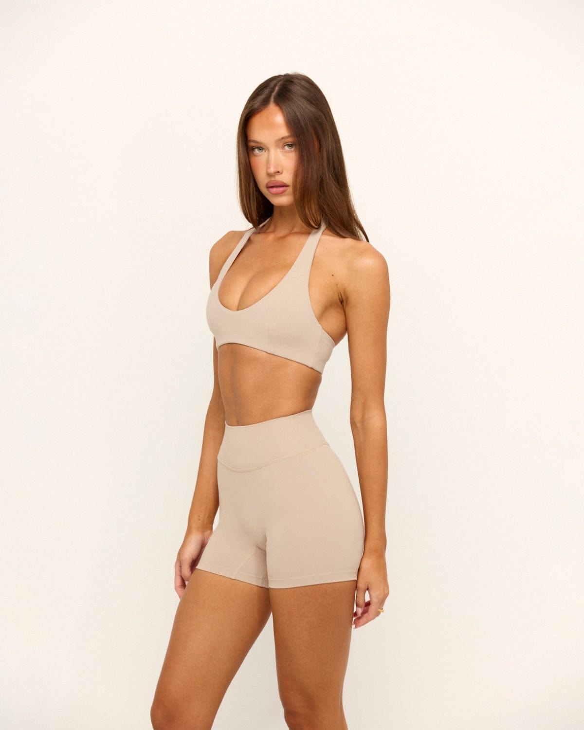 Form Halter Crop | Fawn