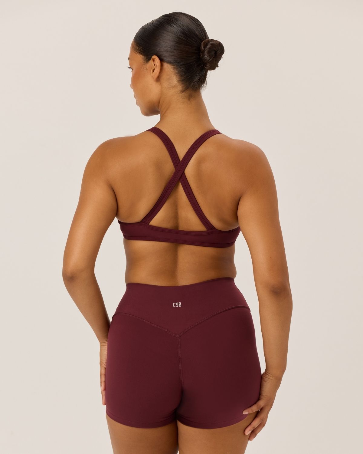 Serenity Millie Crop | Burgundy
