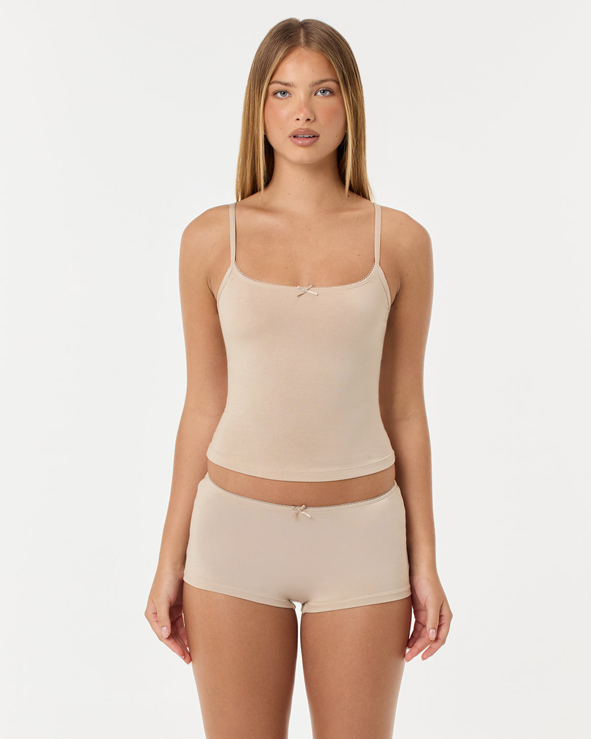 Picot Sleep Tank | Teddy