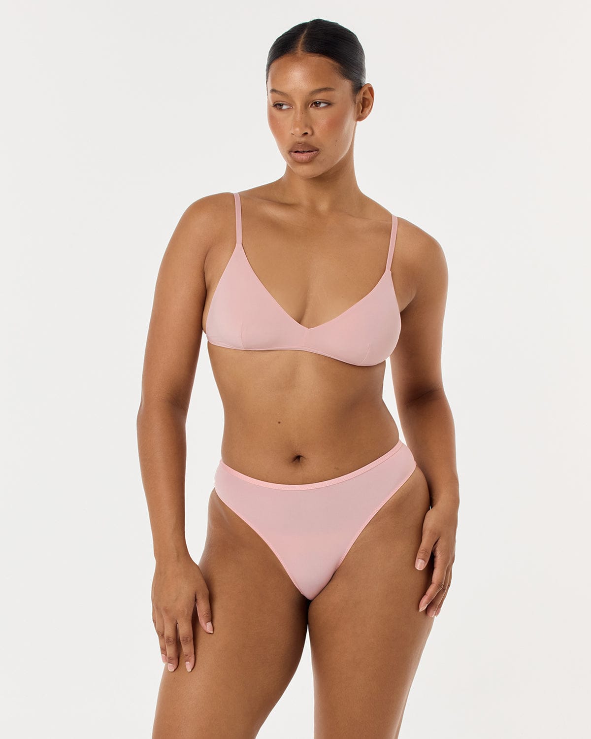 Triangle Bralette | Dusty Pink