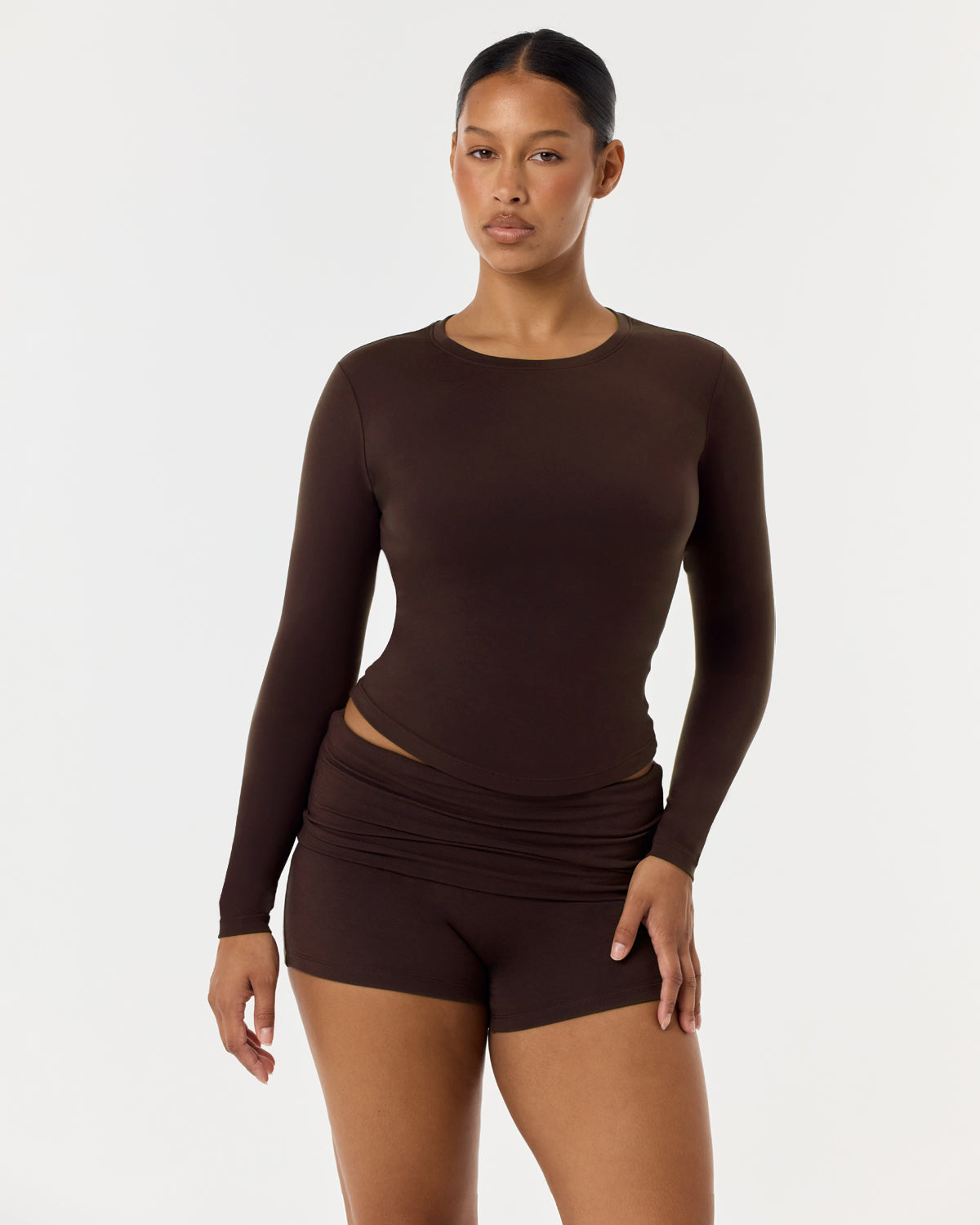 Form Lite Long Sleeve Top | Espresso