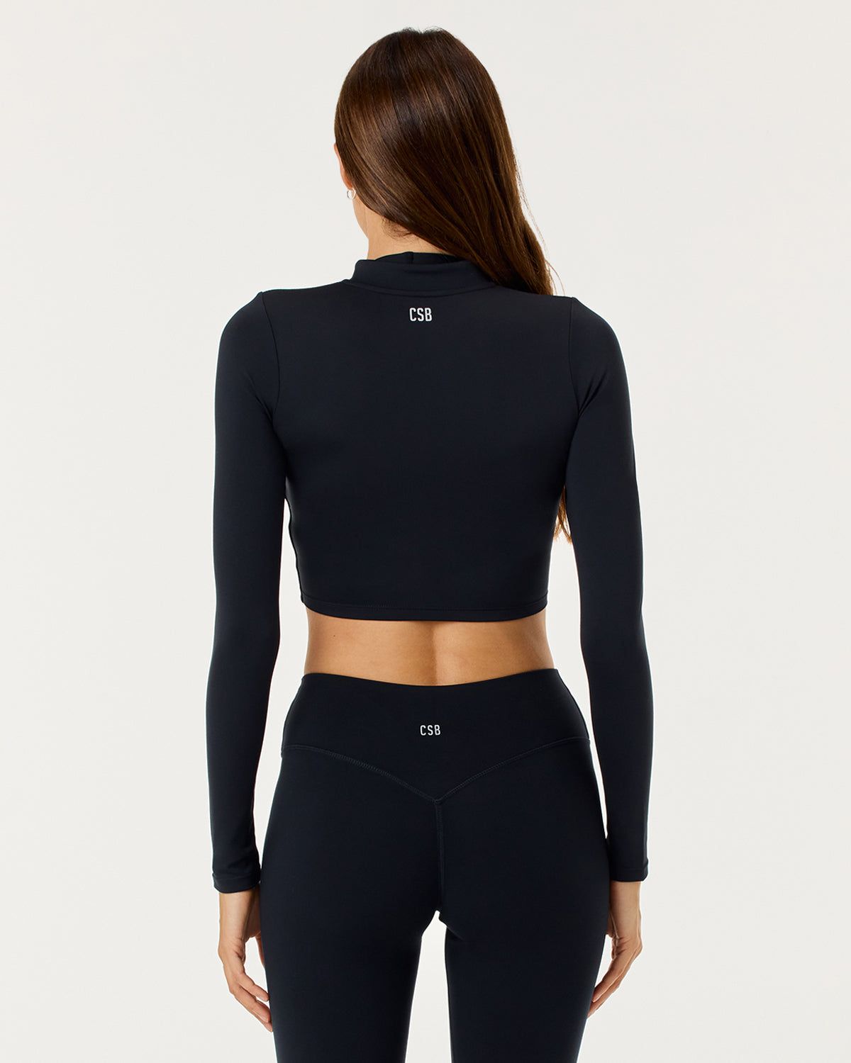 Serenity Cropped Zip Jacket | Black