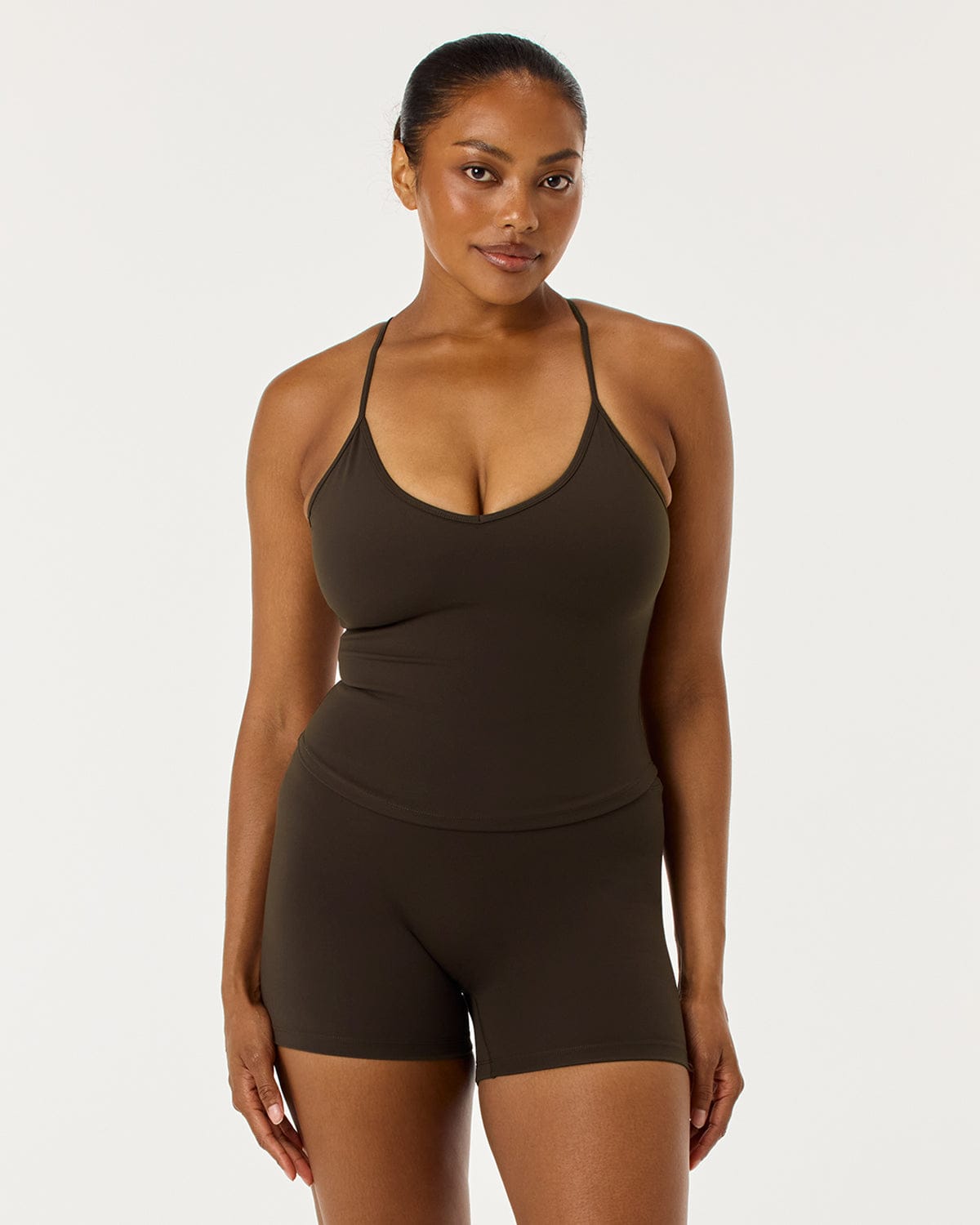 Form Leisure Tank | Dark Chocolate