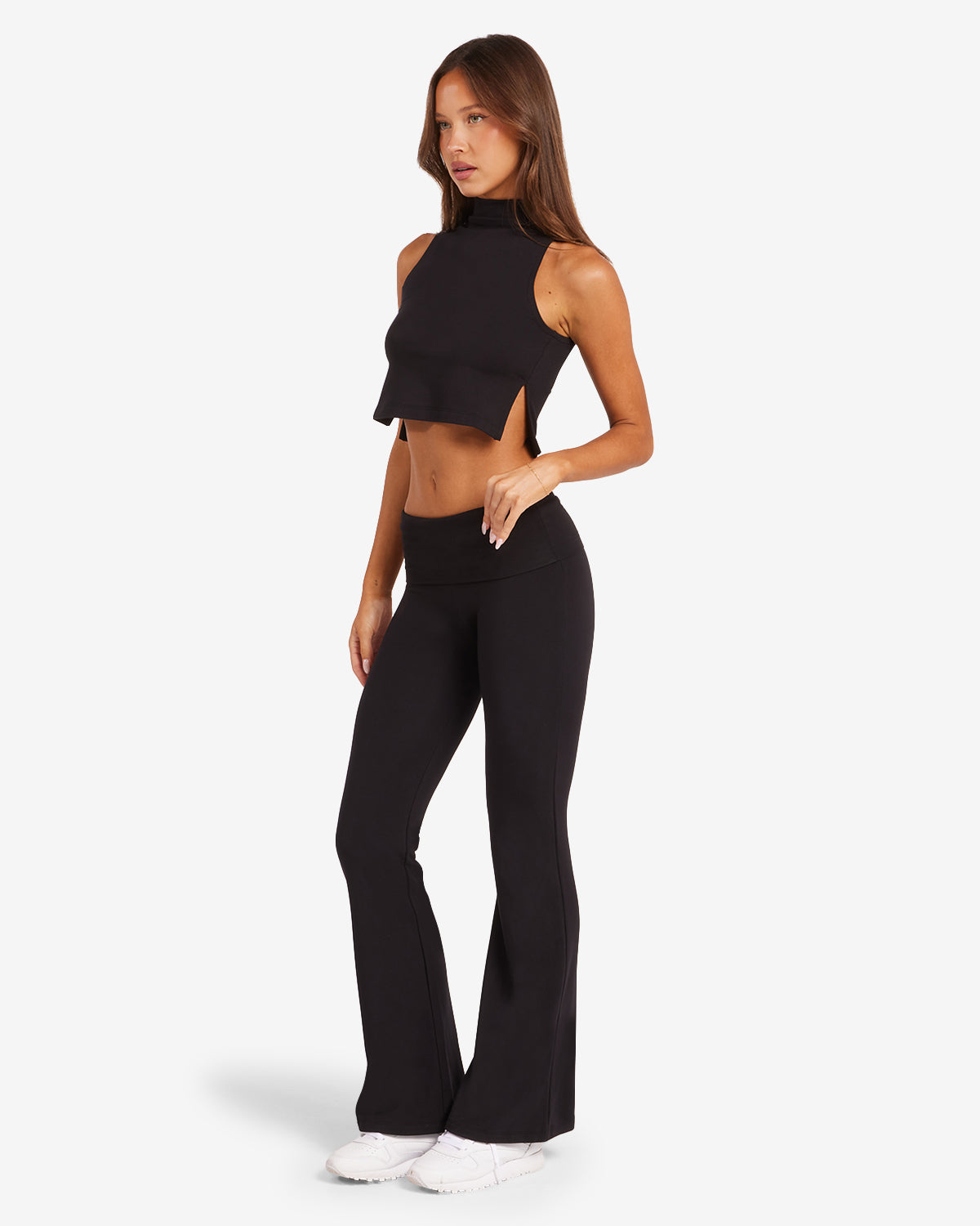 Jersey Flare Pant | Black