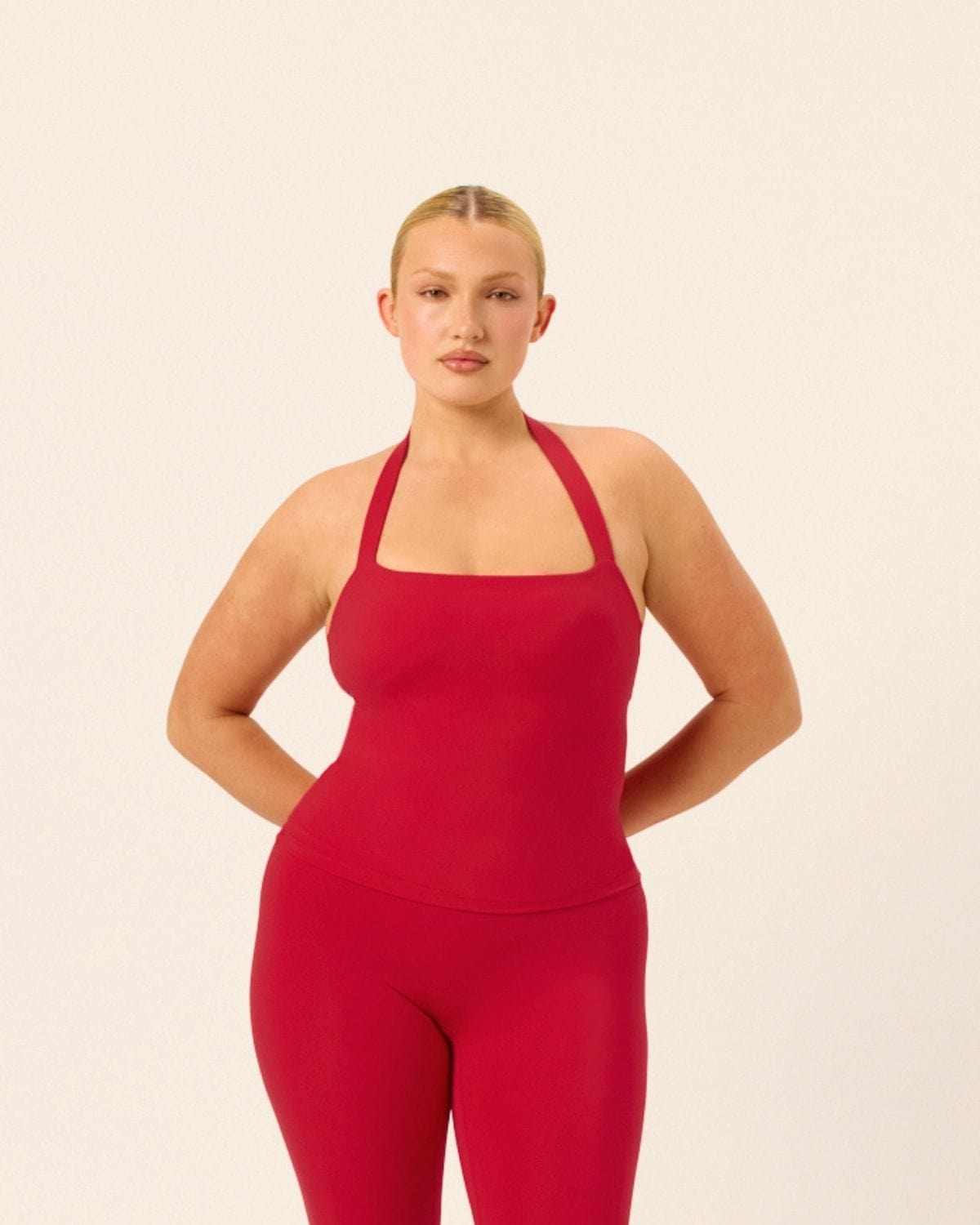 Serenity Halle Halter Tank | Chilli