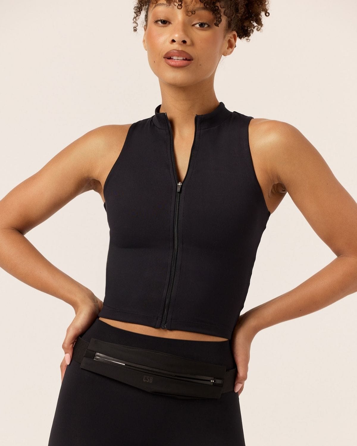Slim Run Belt Bag | Black