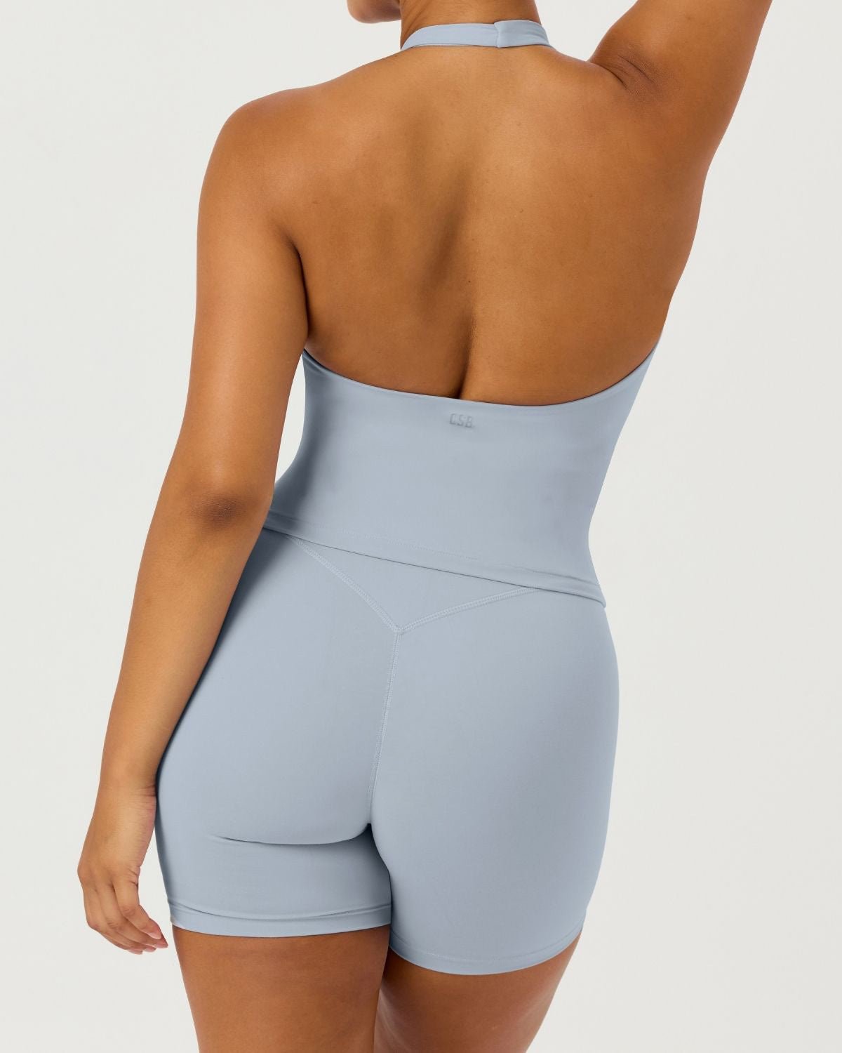 Form Invisible Scrunch Shorts 5" | Dusty Blue
