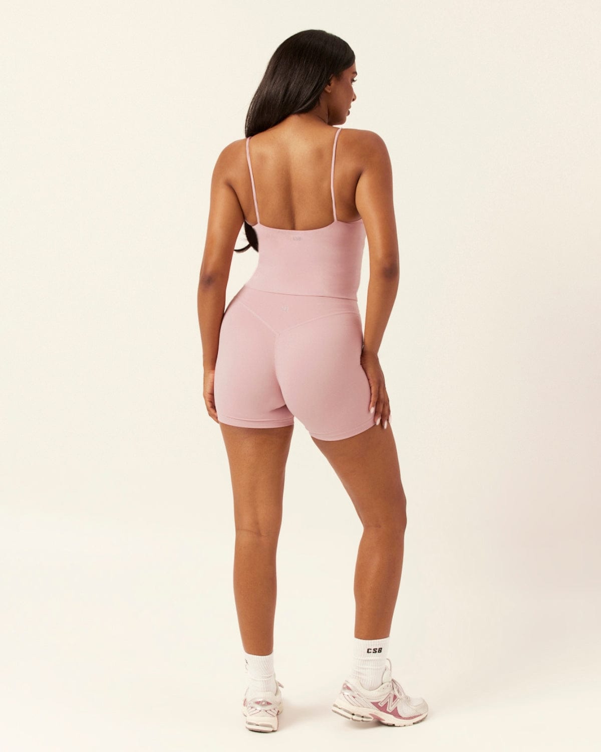 Form Invisible Scrunch Shorts 5" | Dusty Pink