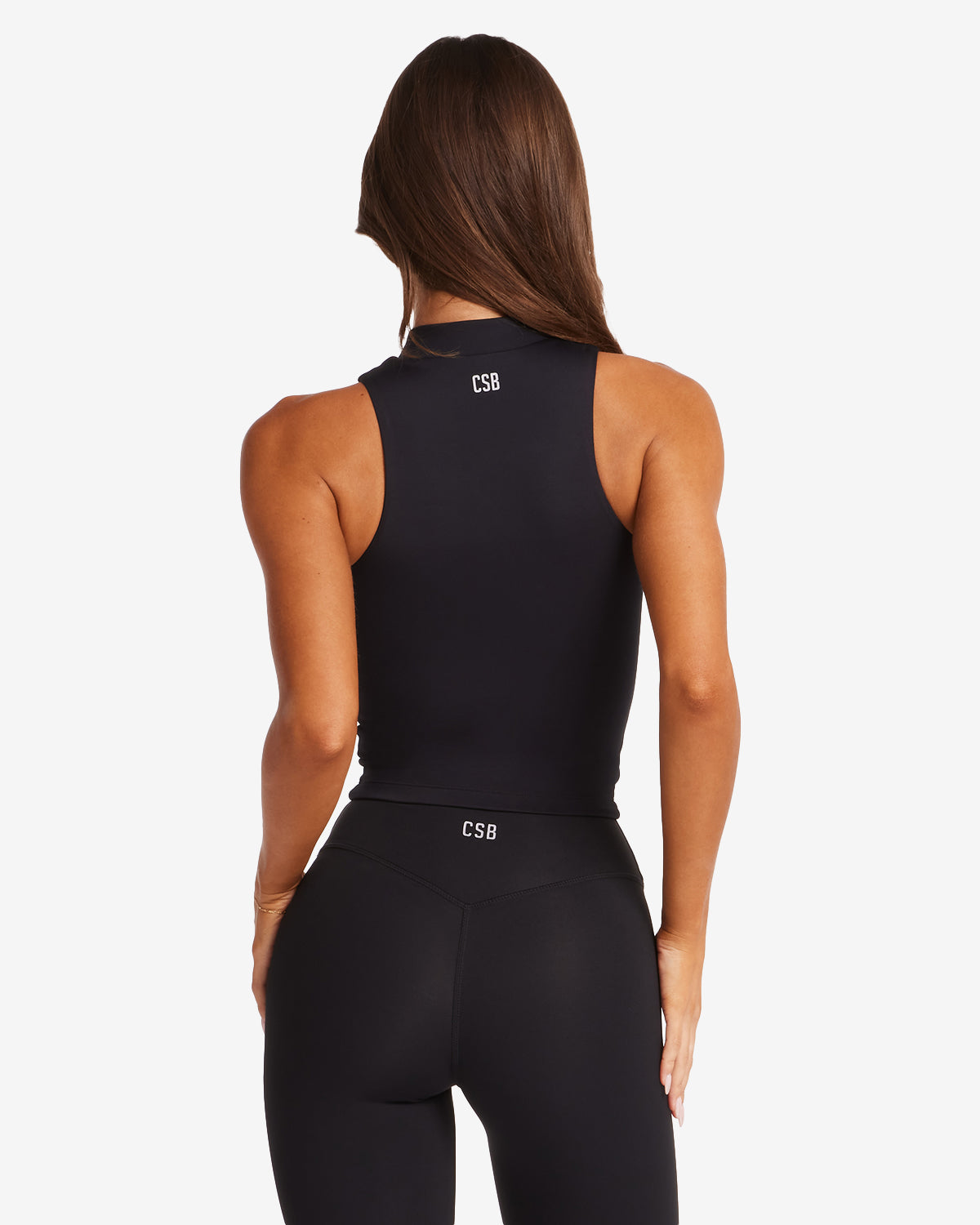 Serenity Active Zip Tank | Black