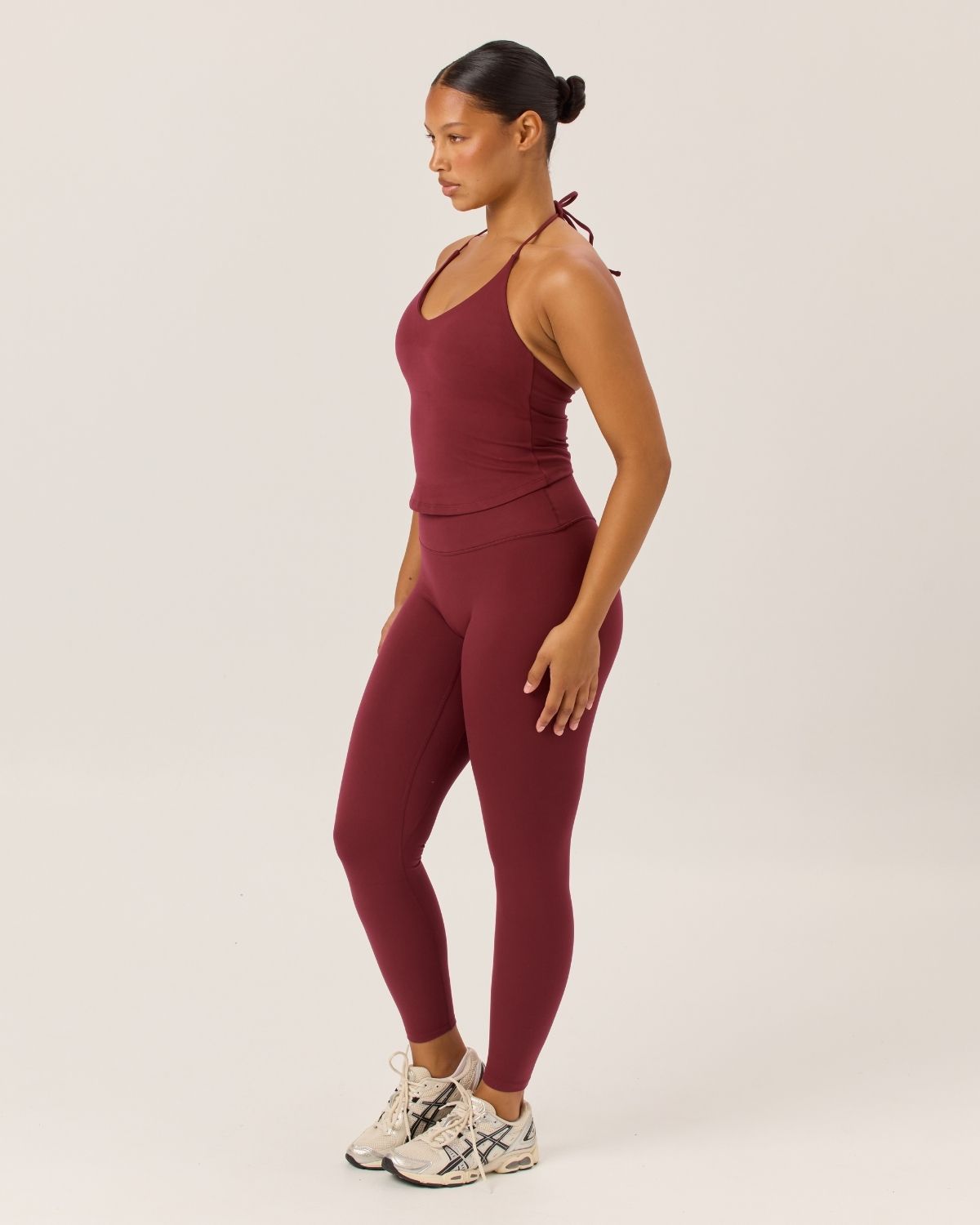 Serenity Invisible Scrunch Leggings | Burgundy