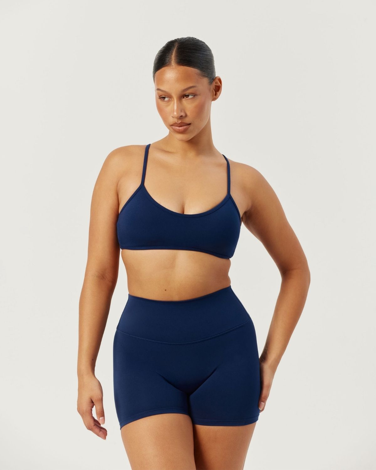 Serenity Ayla Crop | Navy