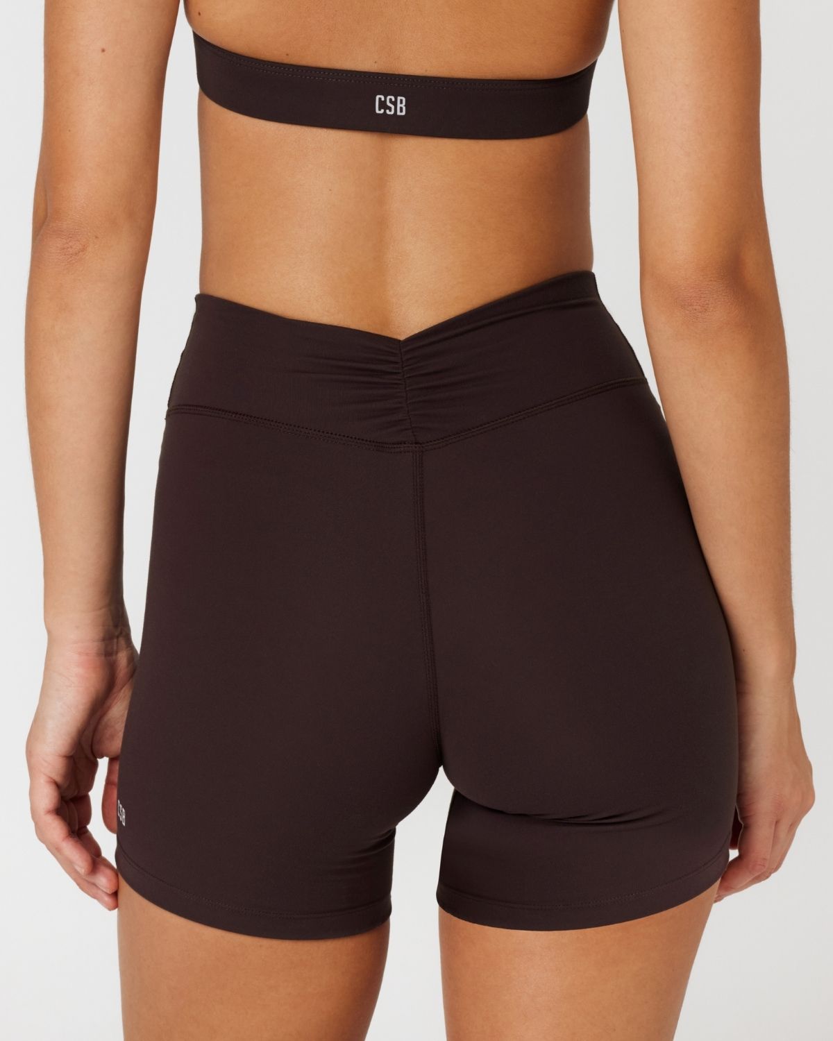 Form Gather Waist Shorts 5" | Espresso