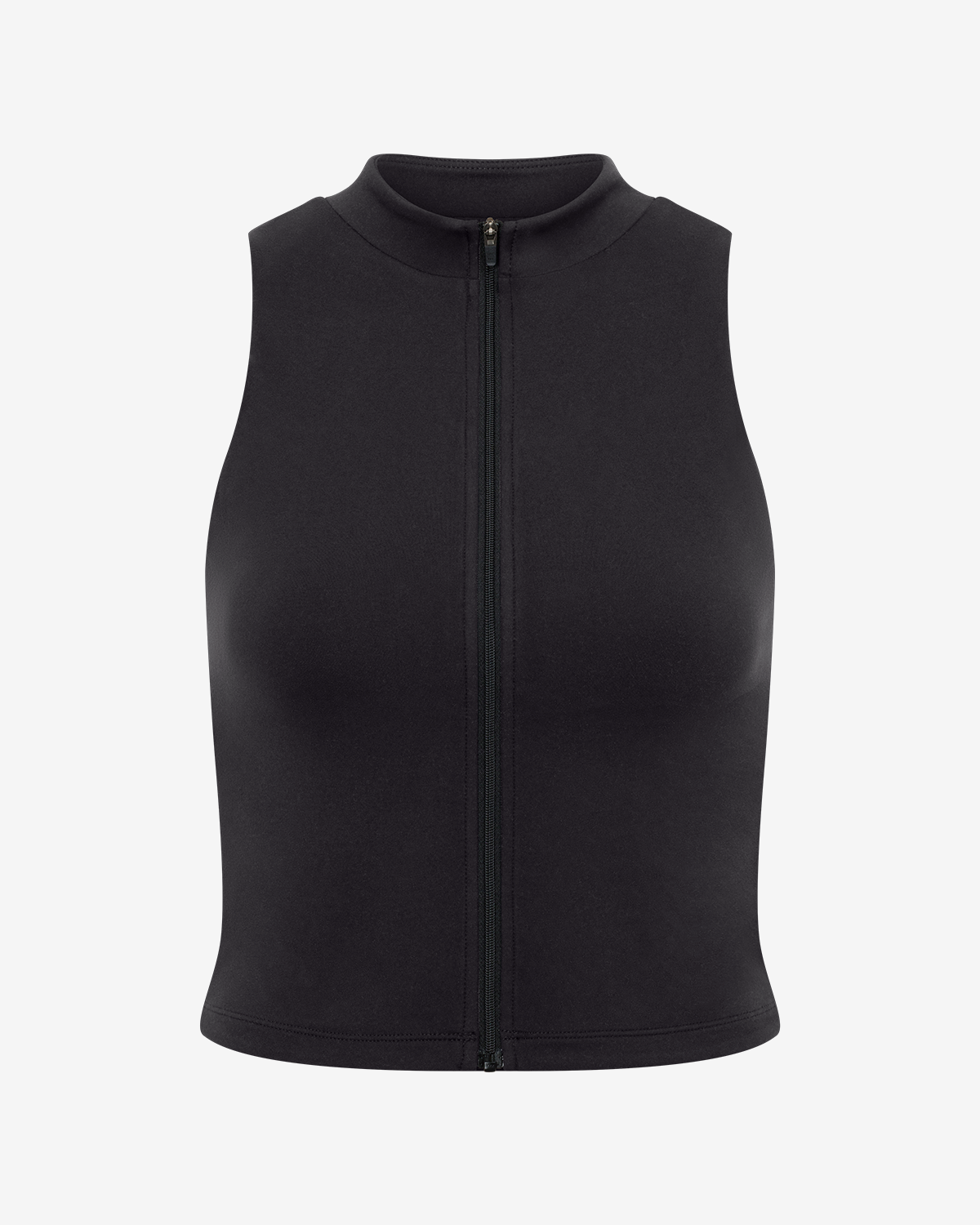 Serenity Active Zip Tank | Black