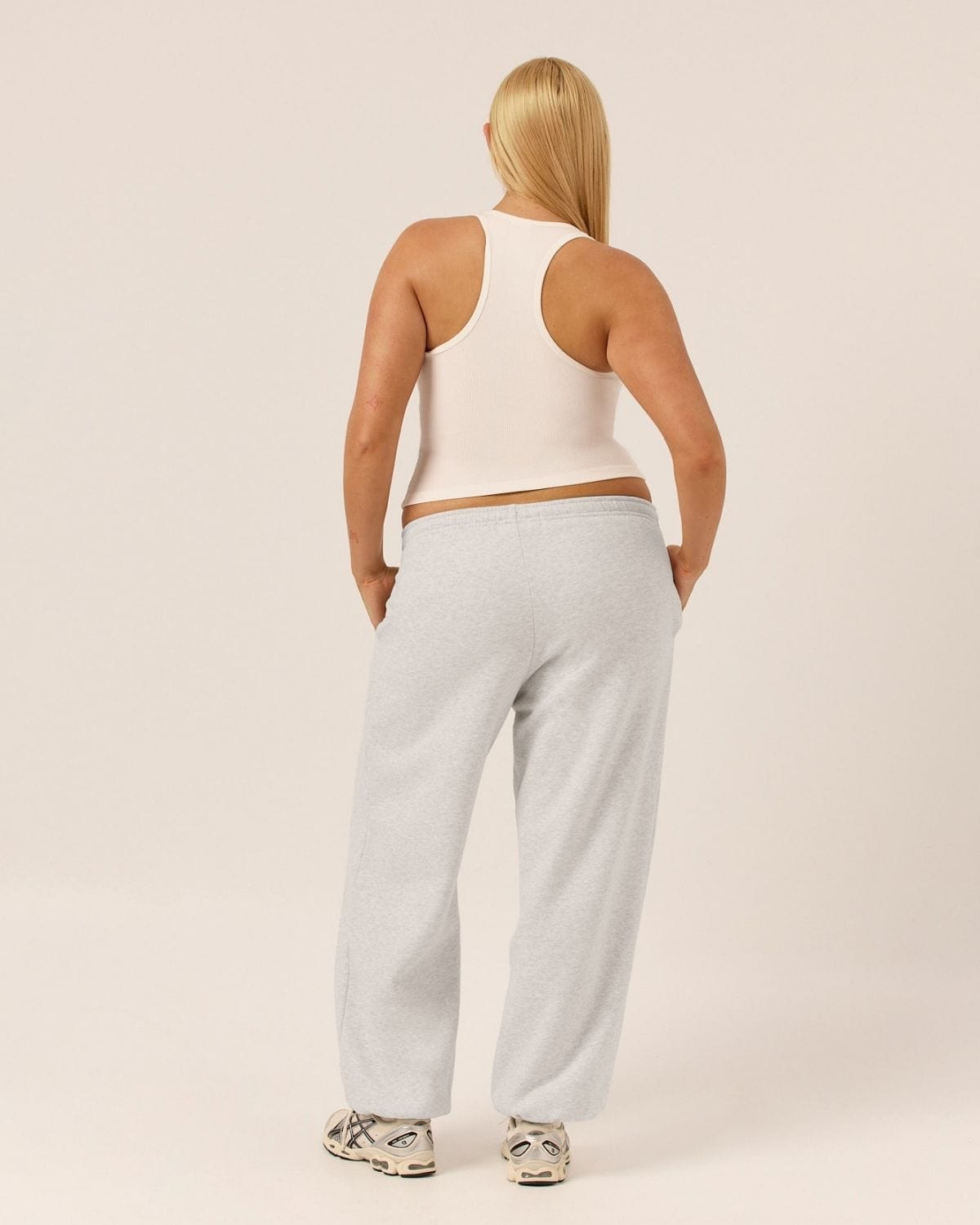 Fleece Oversized Cuff Sweatpants | Snow Marle