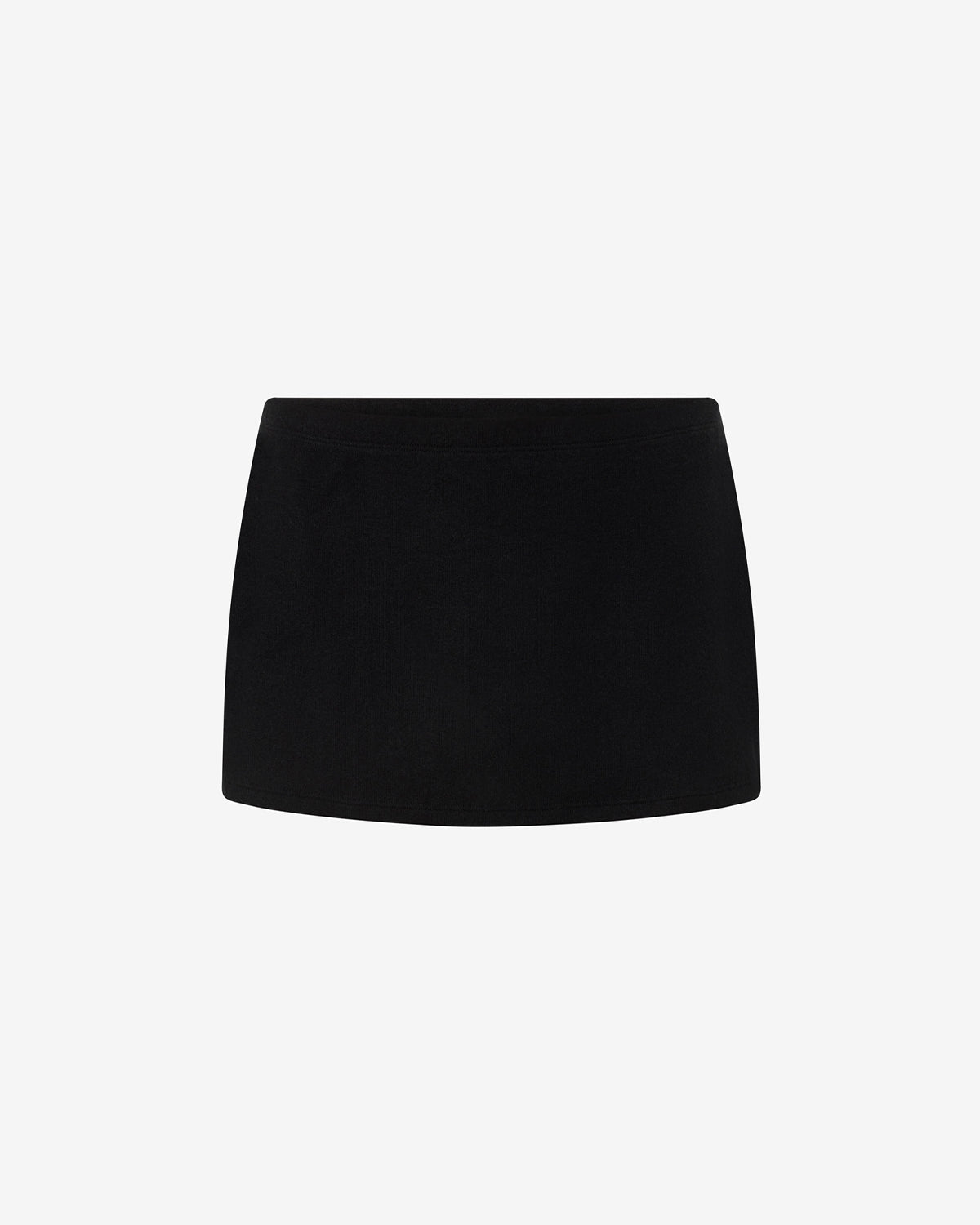 Terry Mini Skirt | Black