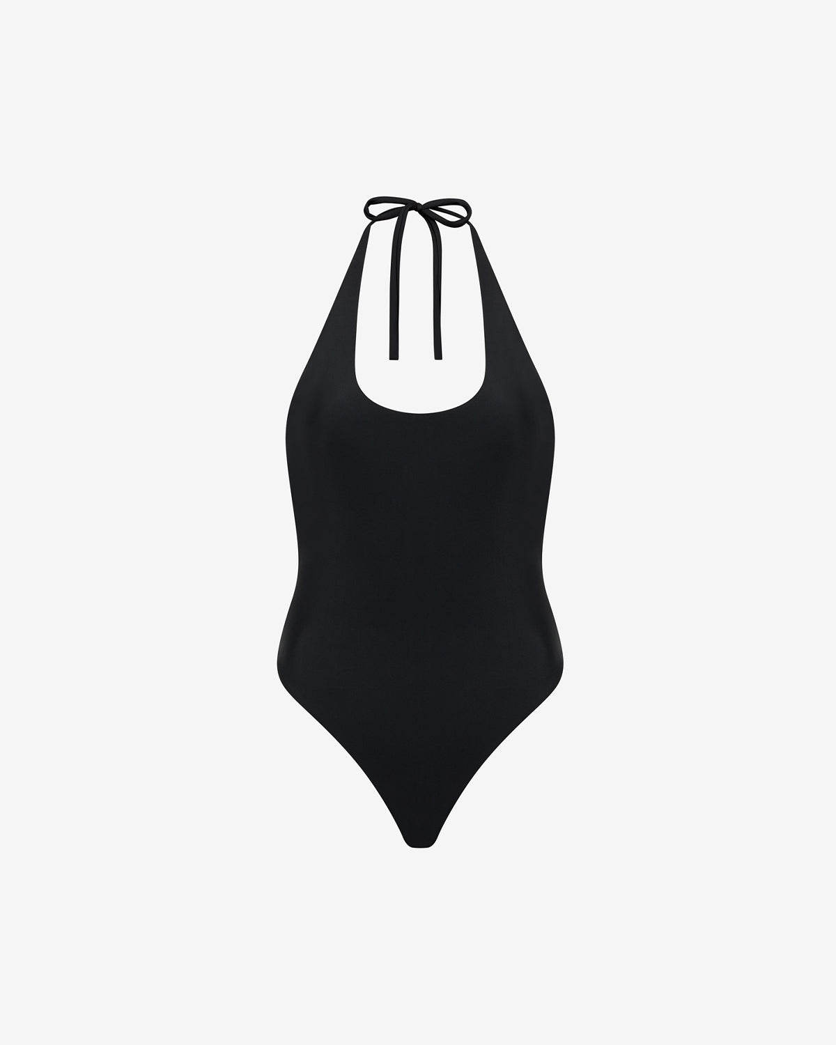 Swim Halter One Piece | Black