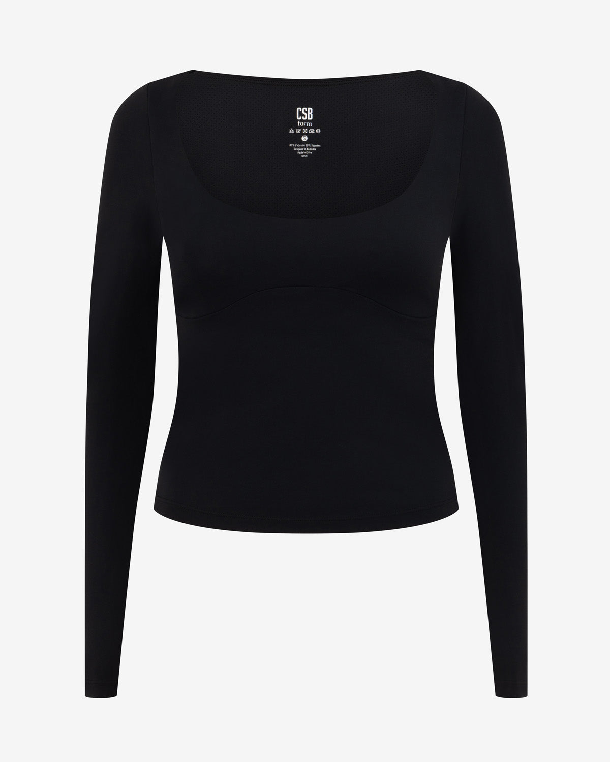 Form Eloise Long Sleeve Top | Black