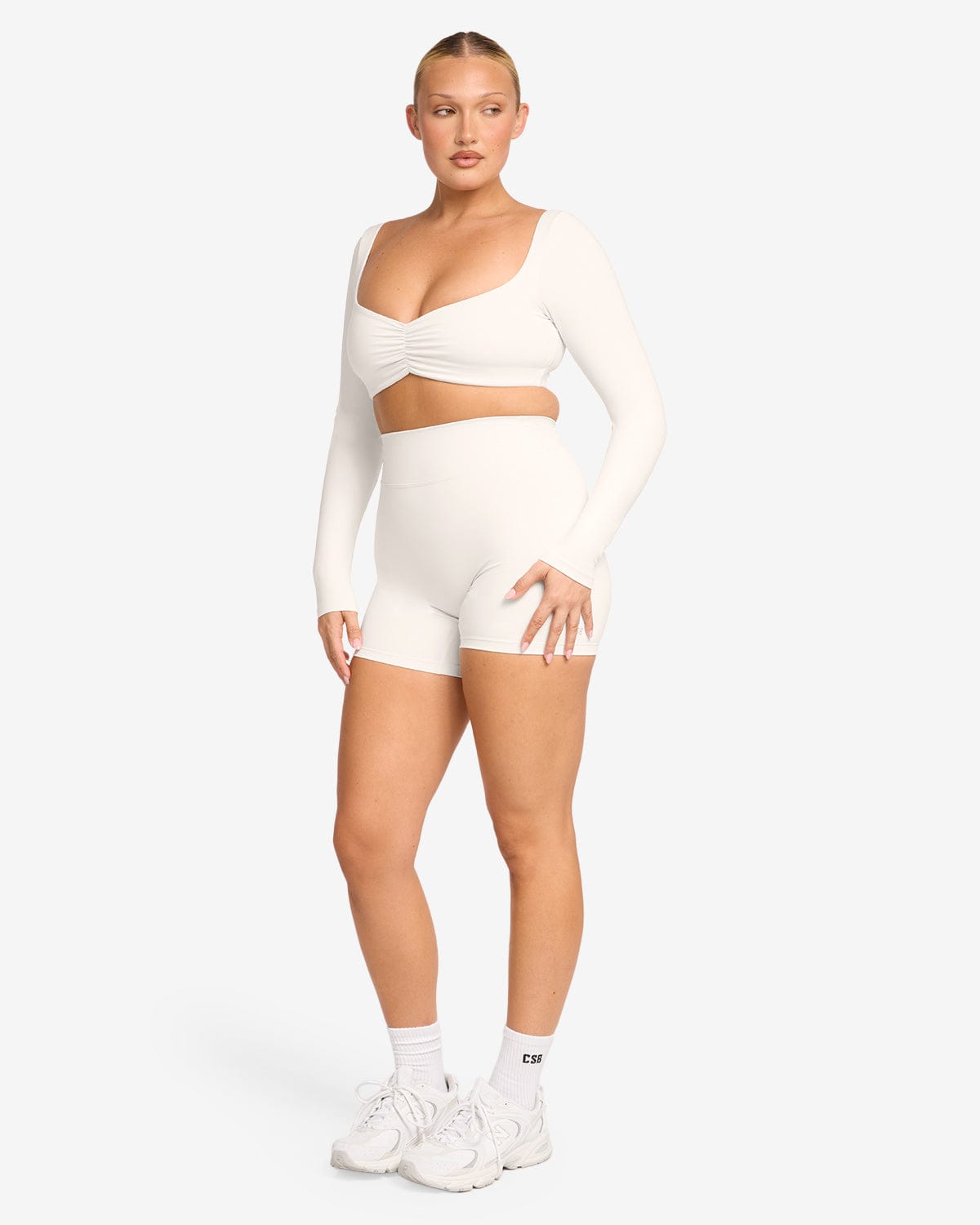Form V Waist Shorts 5" | Vanilla