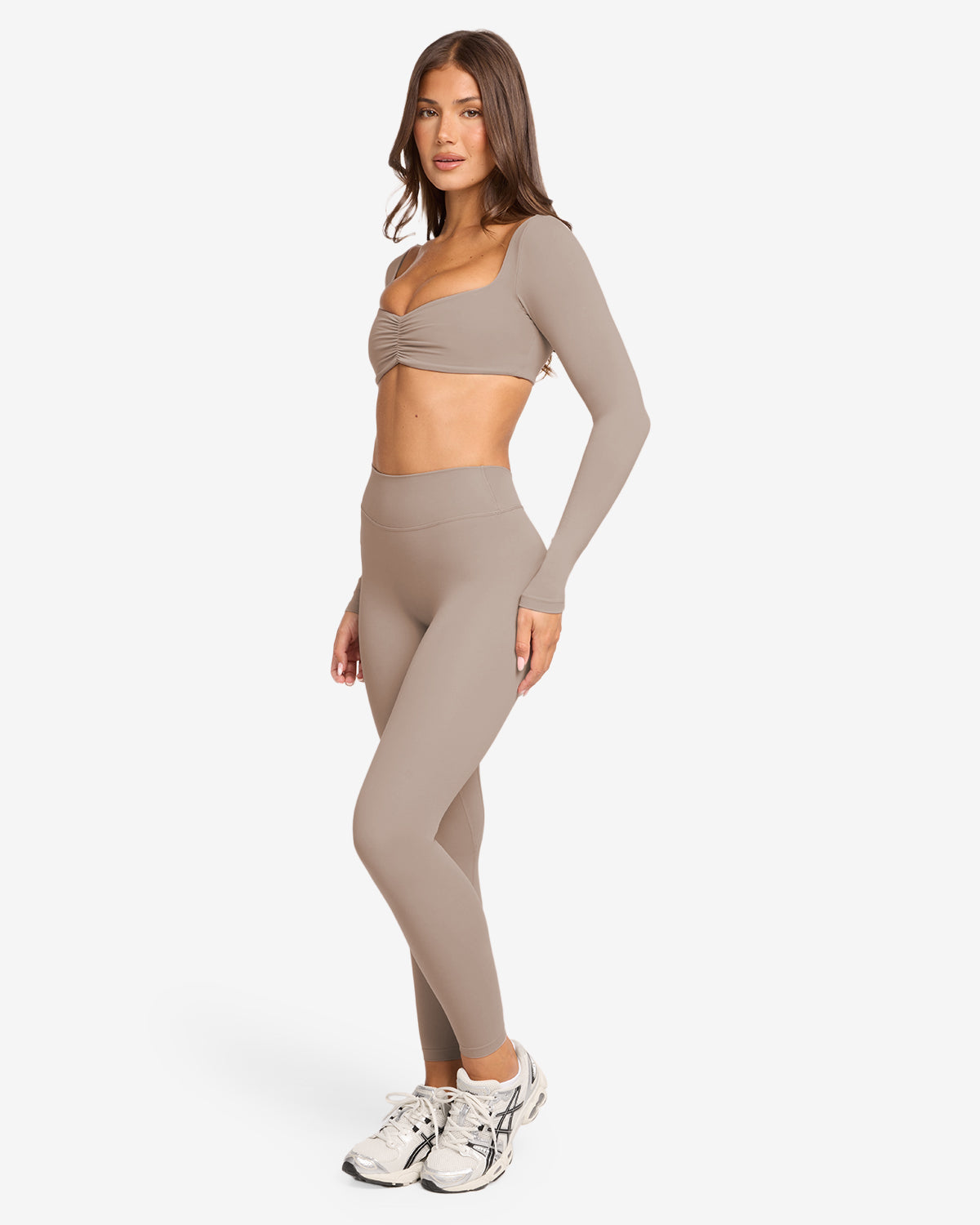 Form V Waist Leggings | Latte