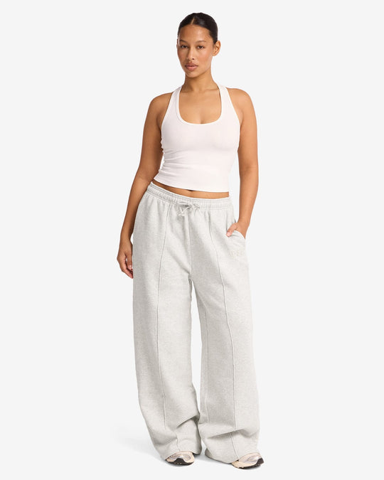 CSB Wide Leg Sweatpant | Snow Marl