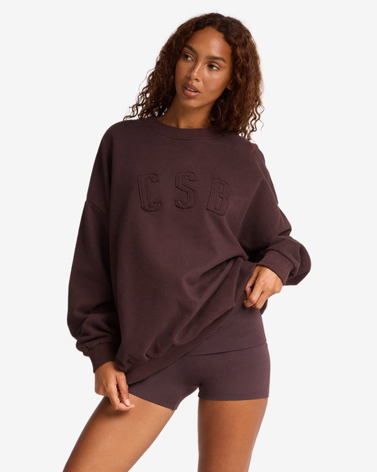 CSB Crewneck Sweatshirt | Espresso