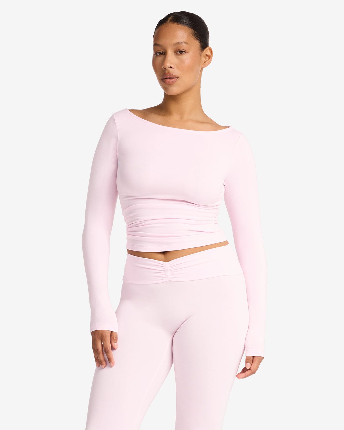 Boat Neck Long Sleeve Top | Blossom