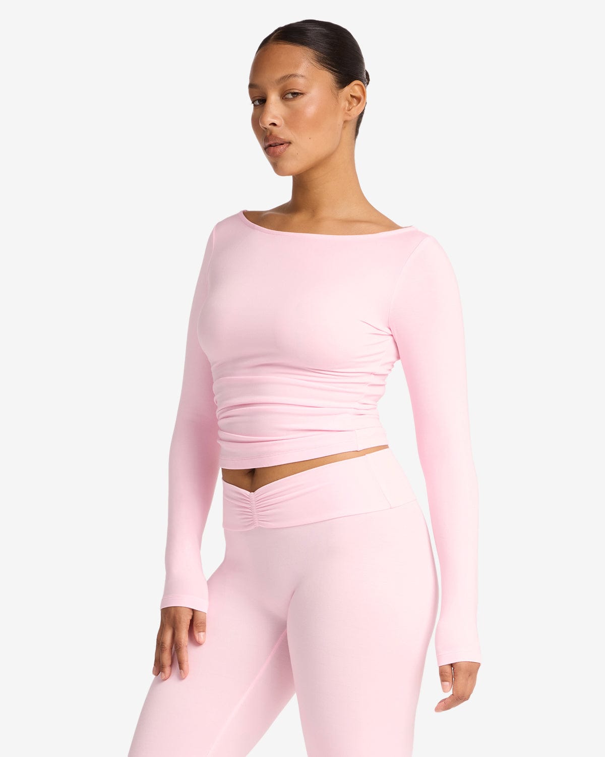 Boat Neck Long Sleeve Top | Blossom