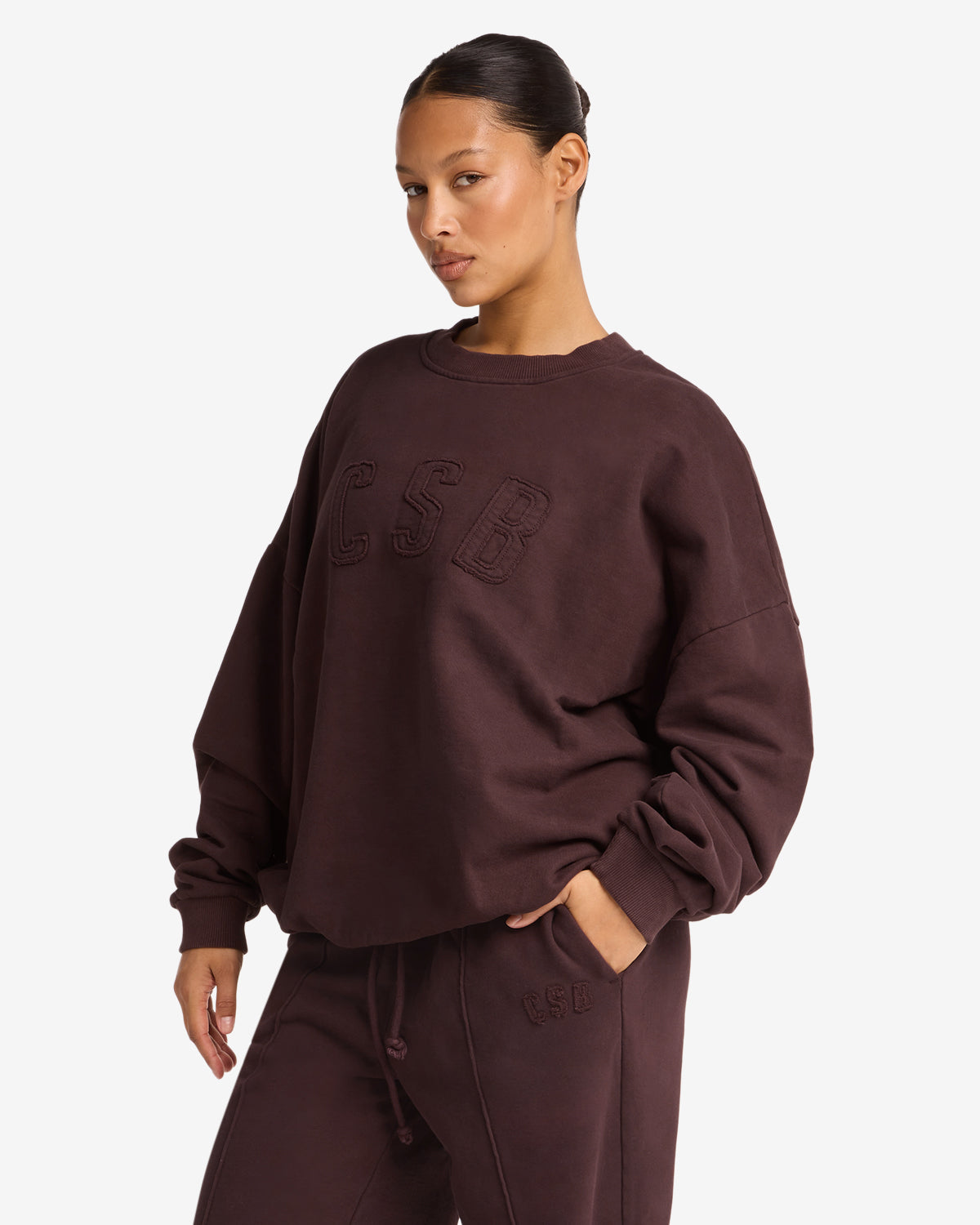 CSB Crewneck Sweatshirt | Espresso