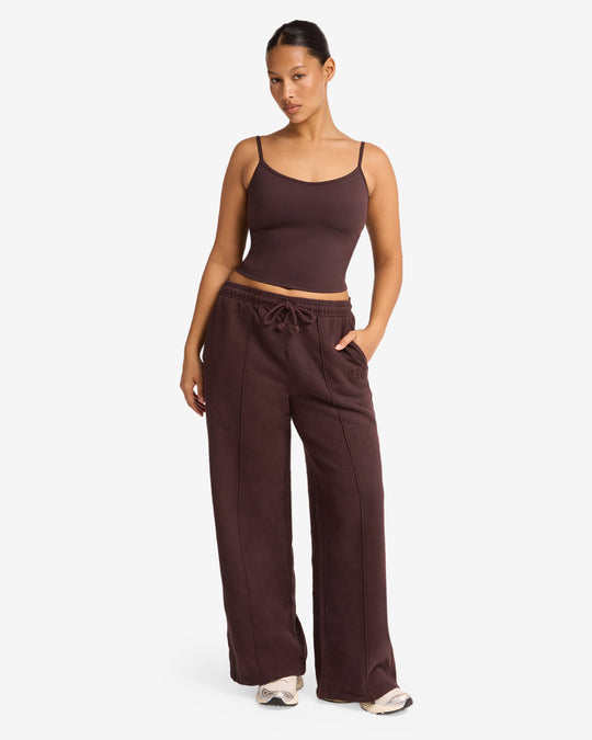 CSB Wide Leg Sweatpant | Espresso