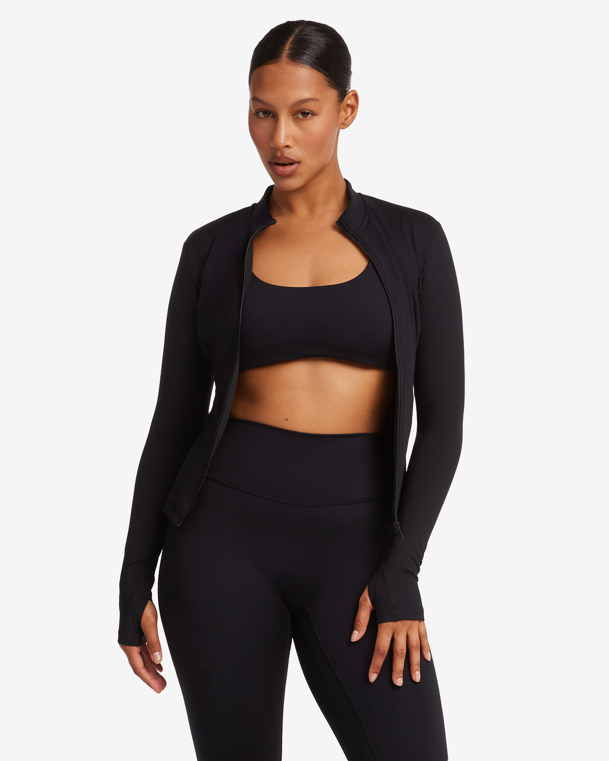 Freedom Pocket Zip Up Jacket | Black
