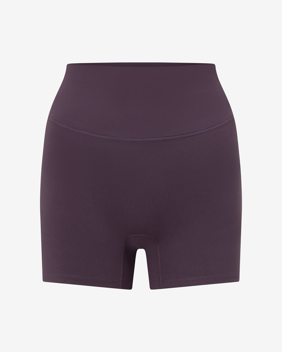Serenity Invisible Scrunch Shorts 4" | Plum