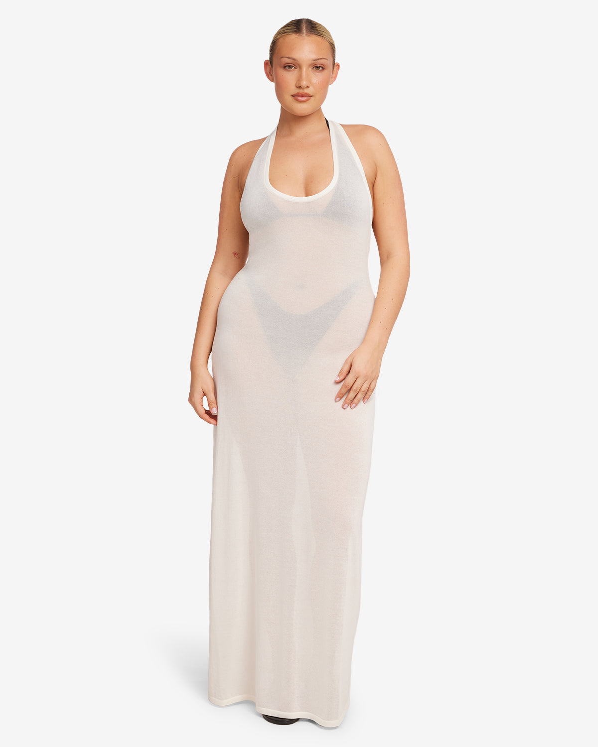 Racerback Slip Maxi Dress | Coconut