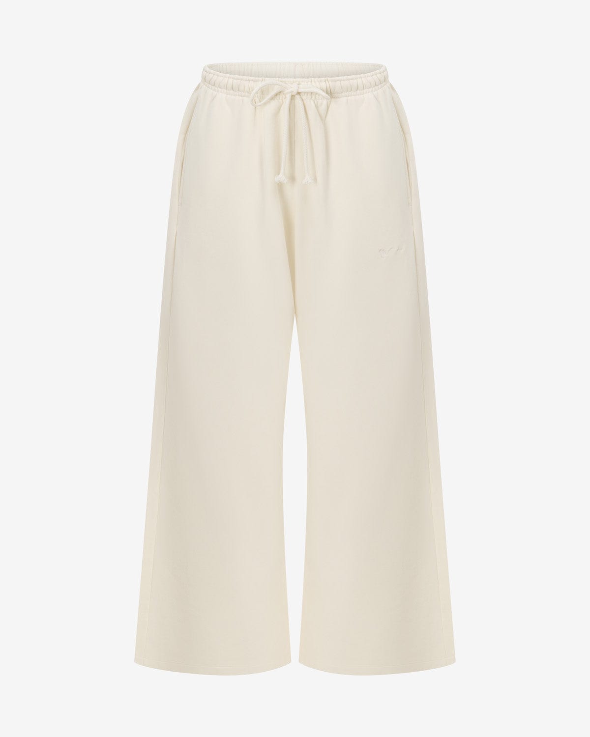 Wide Leg Sweatpants | Milk